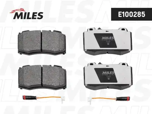 Тормозные колодки дисковые передняя ось MILES E100285