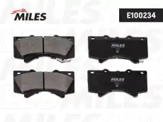 Тормозные колодки дисковые передняя ось MILES E100234