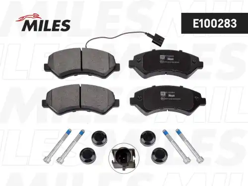 Тормозные колодки дисковые передняя ось MILES E100283