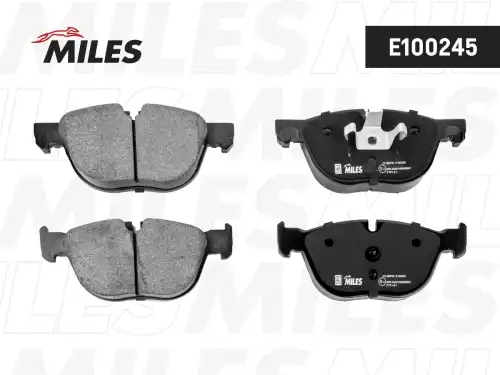 Тормозные колодки дисковые передняя ось MILES E100245