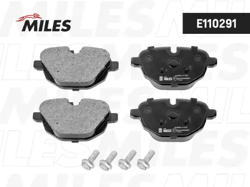 E110291 КОЛОДКИ ТОРМОЗНЫЕ ДИСКОВЫЕ MILES
