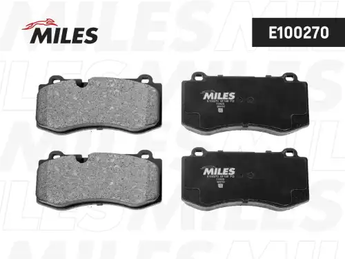 Тормозные колодки дисковые передняя ось MILES E100270