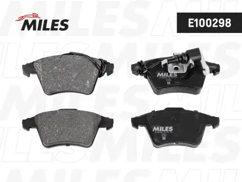 Тормозные колодки дисковые передняя ось MILES E100298