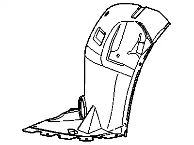Подкрылок GM 25940079