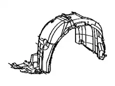 Подкрылок TOYOTA / LEXUS 53806-50050