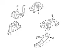 Подушка крепления двигателя MAZDA BBM4-39-060A