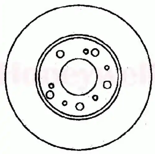 Тормозной диск BENDIX 561339B