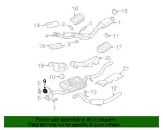E9TZ5E241A Прокладка системы выпуска SOHC 4.6 V8 FORD