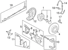 Датчик ABS VAG 1K0927807A