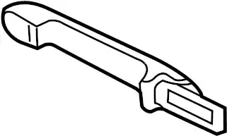 Ручка двери VAG 3B0837207B3FZ