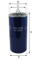 Фильтр масляный GOODWILL OG 1052 HINO