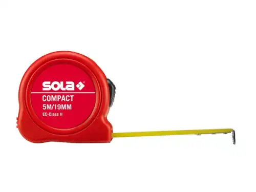 Рулетка 8м/25мм Compact CO 8m (SOLA) (50500801)