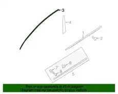 МОЛДИНГ ДВЕРИ 863723S010 MOBIS