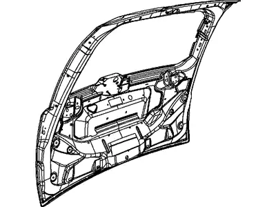 Дверь подъемная 68078085AD CHRYSLER