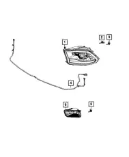 Фара CHRYSLER 68093217AD