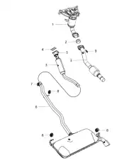 Глушитель 68142884AD CHRYSLER