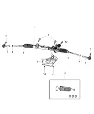 Рулевая рейка CHRYSLER 05154517AC