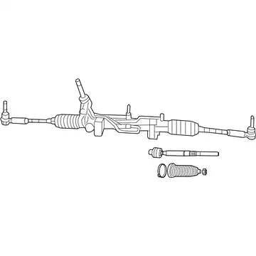 Рулевая рейка CHRYSLER 05154517AC