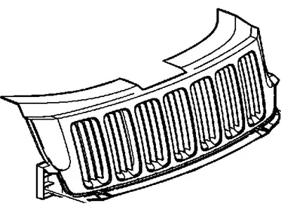 Решетка радиатора CHRYSLER 57010708AE