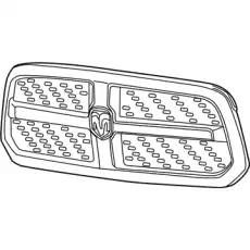Решетка радиатора CHRYSLER 68093930AC