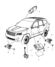 Кольцо&nbsp;контактное CHRYSLER 1NJ72DX9AE