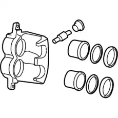 Суппорт тормозной CHRYSLER 68146611AA