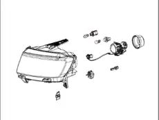 Фара CHRYSLER 68185341AB