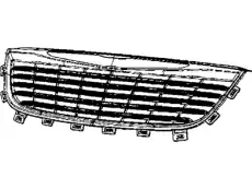 Решетка радиатора CHRYSLER 68100692AB