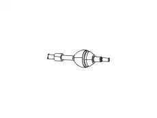 Привод передний левый 04880213AJ CHRYSLER
