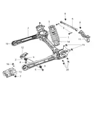 амортизатор подвески 05151610AF CHRYSLER