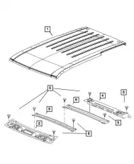 КРЫША 55394293AB CHRYSLER