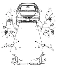 Фара CHRYSLER 04857700AC
