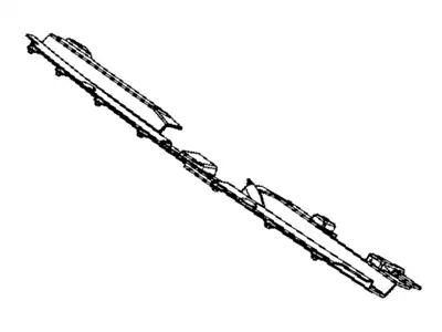 Решетка радиатора CHRYSLER 68091530AA