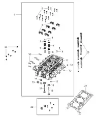 Прокладка ГБЦ CHRYSLER 68147403AA