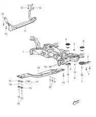 ПОПЕРЕЧИНА ПОДВЕСКИ 05272647AF CHRYSLER