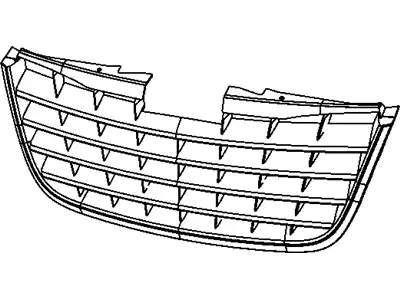 Решетка радиатора CHRYSLER 05113127AA