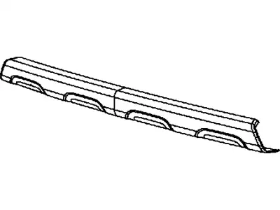 Накладка переднего бампера 55001049AA CHRYSLER