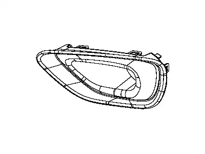 Накладка бампера 5RK91LS1AA CHRYSLER