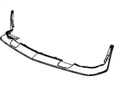 НАКЛАДКА БАМПЕРА 68109837AA CHRYSLER
