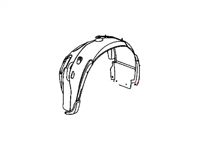 Подкрылок CHRYSLER 04389813AF