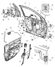 СТЕКЛОПОДЪЕМНИК 68002897AA CHRYSLER
