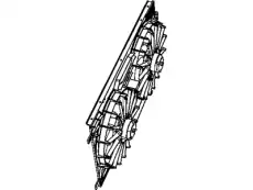  НАКЛАДКА ОБДУВАТЕЛЯ МОТОРА 68031872AA CHRYSLER