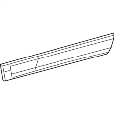 МОЛДИНГ ПЕР. ЛЕВ. ДВЕРИ ПЛАСТ. 1YW33RXFAB CHRYSLER