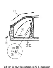 Уплотнитель двери CHRYSLER 55135918AJ
