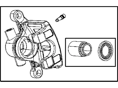 Суппорт тормозной 05191267AA CHRYSLER