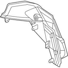 Фонарь задний CHRYSLER 68233208AA