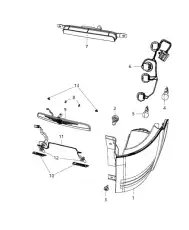 Доп. Стоп сигнал 68083906AC CHRYSLER