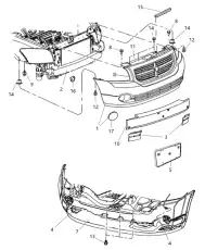  05116131AB ПАНЕЛЬ ЗАЩИТНАЯ CHRYSLER