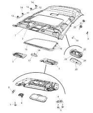 ФОНАРЬ 05183445AA CHRYSLER