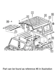 УПЛОТНИТЕЛЬ 68088043AA CHRYSLER